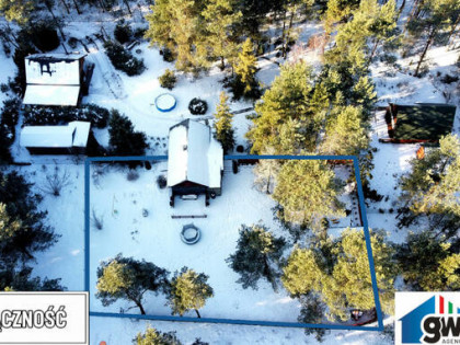 REZERWACJA! Działka z domkiem otoczona Lasem Przeń Bukowno