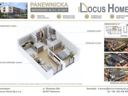 Lokal usługowy 47 m² Katowice Ligota-Panewniki