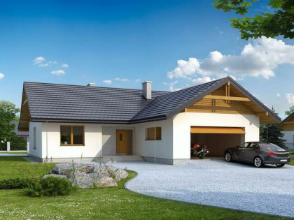 projekt domu Abra 2 lustrzane odbicie Nowy Oryginalny