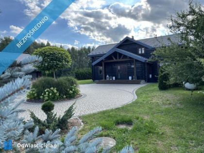 Jedyny taki dom jednorodzinny z bala drewnianego w Polsce, 176m2, duża działka 3000m2