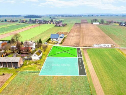 Działka budowlana Osmolice-Kolonia gm. Niedrzwica Duża