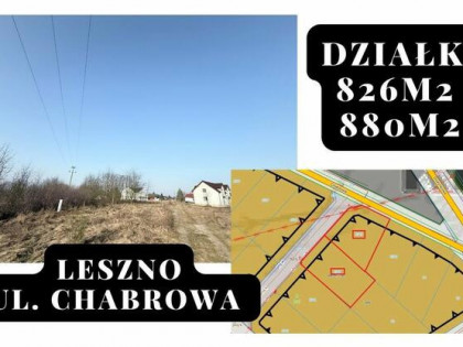 dwie działki budowlane - Leszno - ul. Chabrowa