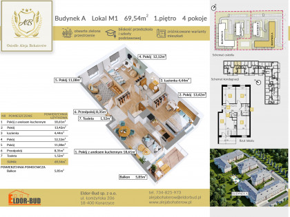 Mieszkanie Ostrów Mazowiecka rynek pierwotny ul. płk. Dyplomowanego Ludwika Bociańskiego