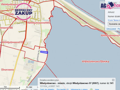 Działka rolna Władysławowo, Bohaterów Kaszubskich