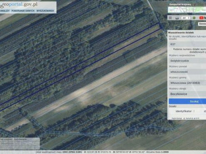 Łąka i las na sprzedaż (Boczkowice, gm. Włoszczowa)