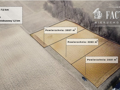 Działka budowlana 20 a na Polesiu – Dominikowice, gm. Gorlice 1182S/2026