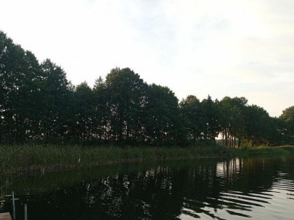 Grunt rolny z linia brzegowa jeziora Kosewskiego