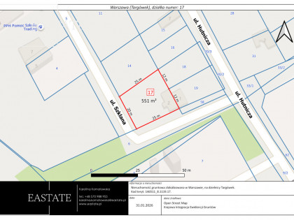 Działka Warszawa Targówek, Fabryczny ul. Szklana