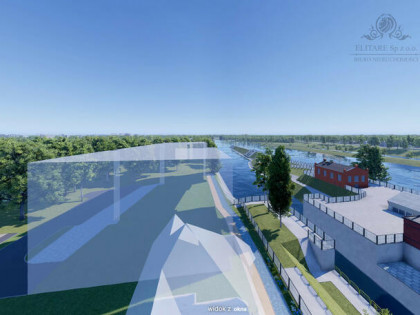 Mieszkanie pow. 76,88m2, 4pok,3łazienki,balkon 12,12m2  /widok na rzekę