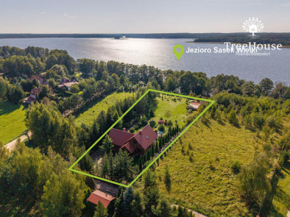 Dom nad jeziorem Sasek Wielki - Linowo, Dźwierzuty