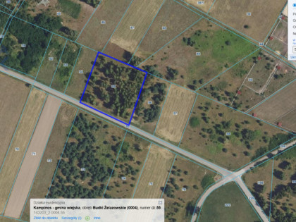 Działka Budki Żelazowskie ul.  