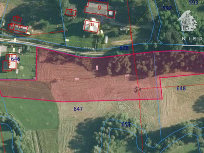 Działka budowlana 72 a w Racławicach, gm. Biecz 1187S/2026