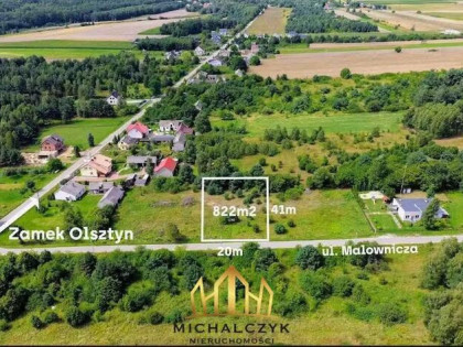 Działka budowlana Bukowno gm. Olsztyn, Malownicza