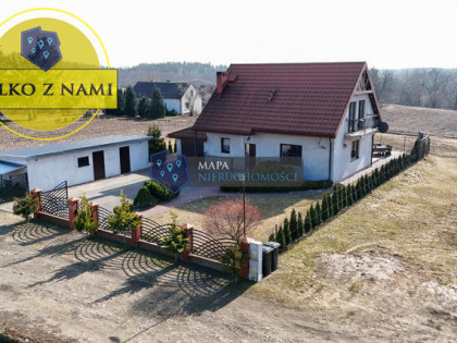 Dom z dużą działką blisko Lipna