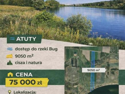 Działka rolna Anusin gm. Siemiatycze,