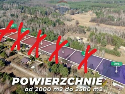 W połowie ogrodzona działka