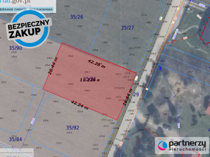 Działka Tokary ul. Radosna