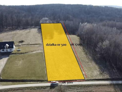 Działka Wrocanka gm. Tarnowiec