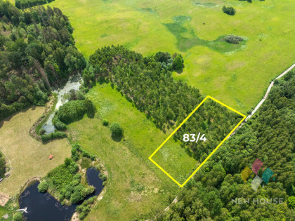 Działka z lasem 13 km od Olsztyna