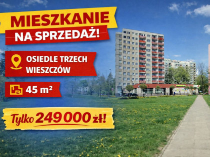 Mieszkanie Częstochowa Trzech Wieszczów ul. Krasińskiego