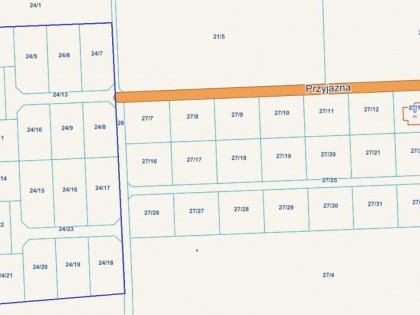 Działka Stare Kupiski ul. Przyjazna