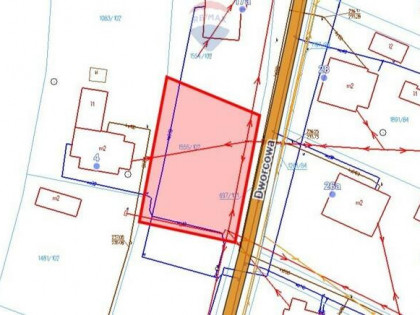 Działka budowlana 726 m² Jejkowice