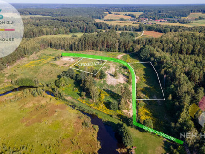 Działka na wzgórzu przy lesie z warunkami zab.