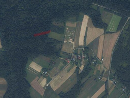 Działka leśna Wysoka Strzyżowska gm. Strzyżów