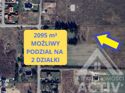 Duża dz. budowl. Możliwy podział na 2. Inwestycja!