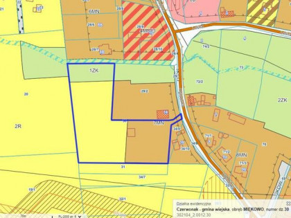 Działka 10037 m2 Miękowo gm. Czerwonak k.Poznania