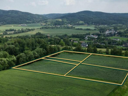 Działki widokowe w spokojnym miejscu