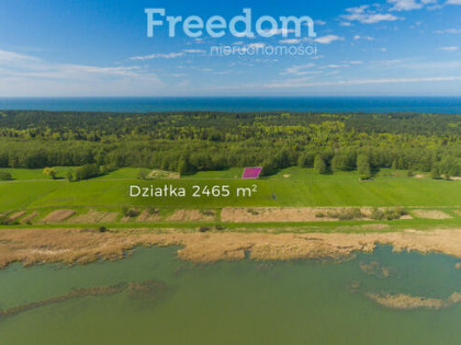 Działka w Krynicy Morskiej z widokiem na Zalew