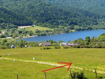 Działka budowlana 1428m2, piękny widok, Beskid Niski