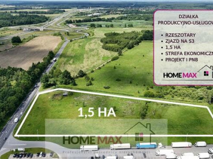 Działka usługowa Rzeszotary gm. Miłkowice