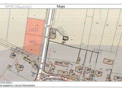 Działka śmieszkowo Śmieszkowo