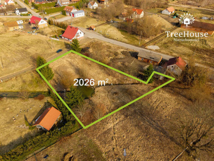Działka budowlana 2026 m2 Naglady MPZP media