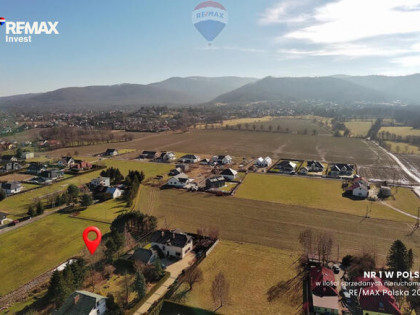 Działka Jawor, ul. Bielska – widok na góry