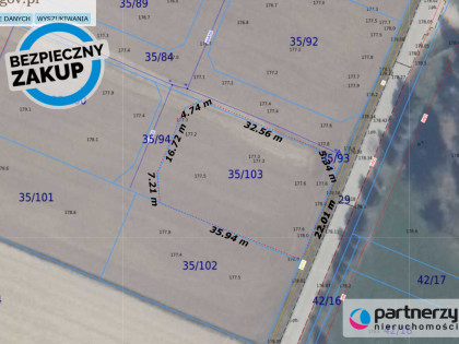 Działka Tokary ul. Radosna
