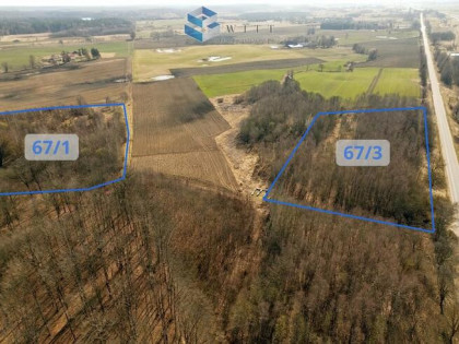 Działka rolna Dziśnity gm. Małdyty