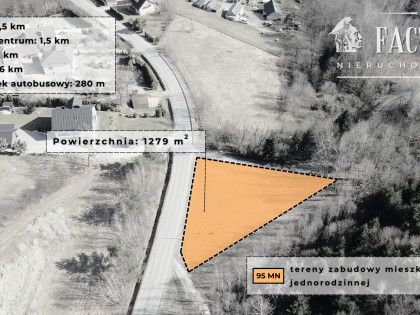 Widokowa działka budowlana 12,79 ara – Bieśnik, gm. Łużna 1191S/2026