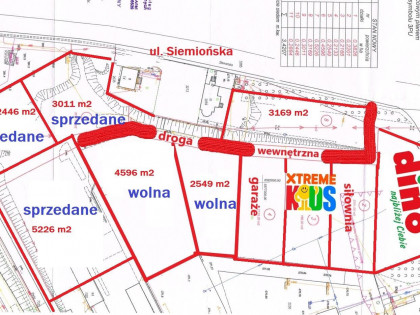 Działka Dąbrowa Górnicza ul. Siemońska