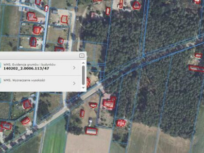 Działka budowlana GĄSKI na skraju lasu