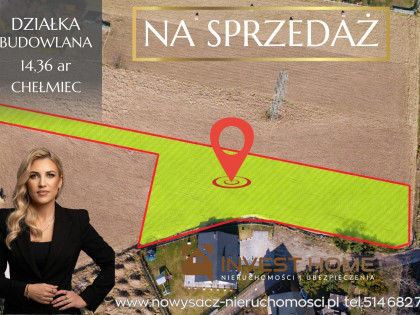 Działka Nowy Sącz Chełmiec