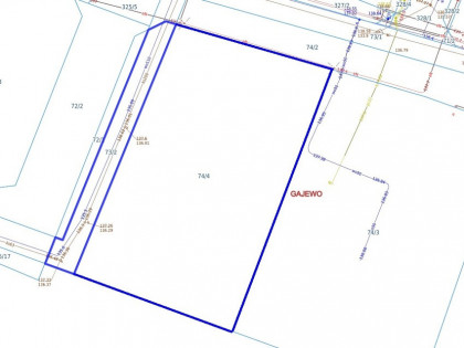 Przetarg - obręb geodezyjny Gajewo