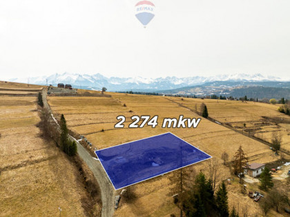 Działka widokowa w Rzepiskach 2274m2