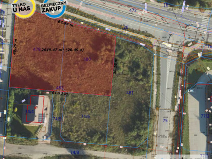 Działka Gdańsk Osowa ul. Nowy Świat