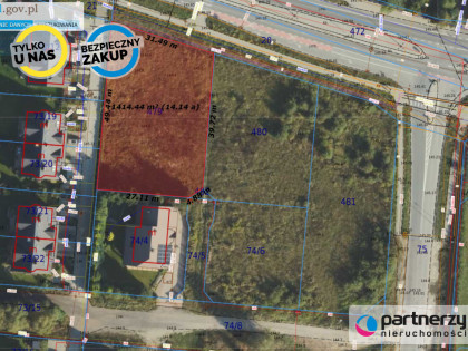 Działka Gdańsk Osowa ul. Nowy Świat