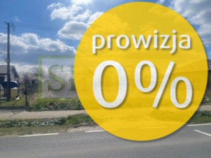 Działka budowlana przy drodze asfaltowej