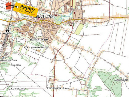 Działka inwestycyjna Miechów,