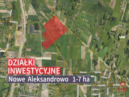 Działka inwestycyjna Nowe Aleksandrowo gm. Dobrzyniewo Duże,
